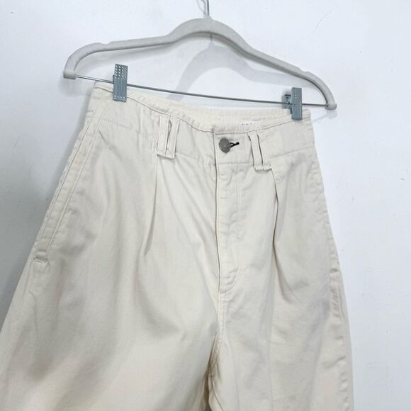 NEW Rag & bone High Rise Pleated Trousers in Ecru - Picture 15 of 16